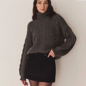 Doen Leighton Sweater in Dark Grey